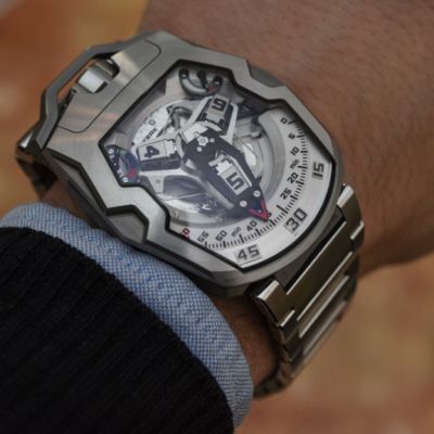 URWERK REPLICA UR-210 ROSE GOLD WATCH